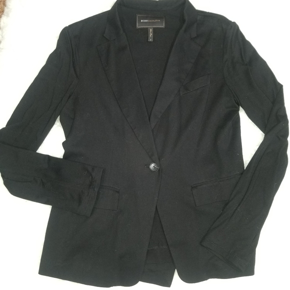 BCBG Maxazria black casual jacket. Size M - Picture 7 of 12